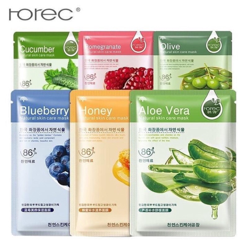 sheet mask rorec/masker wajah rorec