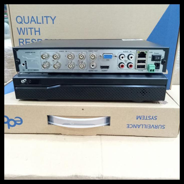 Stok Ready Dvr Edge 8Ch Quad(Fourbryd)Analog,Ip,Ahd&Hdtvi