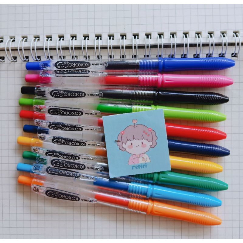 

Pena Zebra Kokoro Gel Pen Kokoro 0.5mm Point Gel Ink