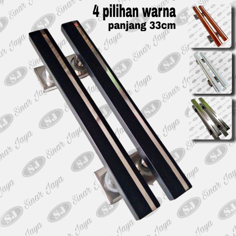 handle pintu rumah minimalis tarikan gagang stainless murah 33cm