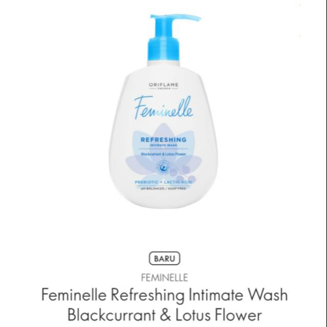 FEMINELLE SOOTHING INTIMATE WASH LOE VERA &amp; MALLOW / Feminelle Refreshing Intimate Wash Blackcurrant &amp; Lotus Flower / FEMINELLE EXTRA COMFORT NURTURING / FEMINELLE PROTECTING CRANBERRY / FEMINELLE TEENS GENTLE WILD PANSY