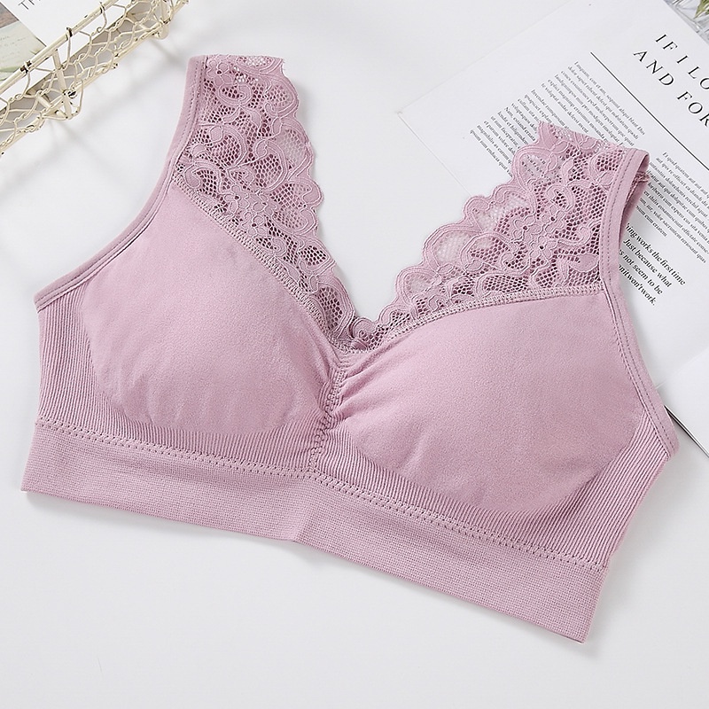 BH Wanita Tanpa Kawat Halus Bra bralette dengan Busa IMPORT BH09