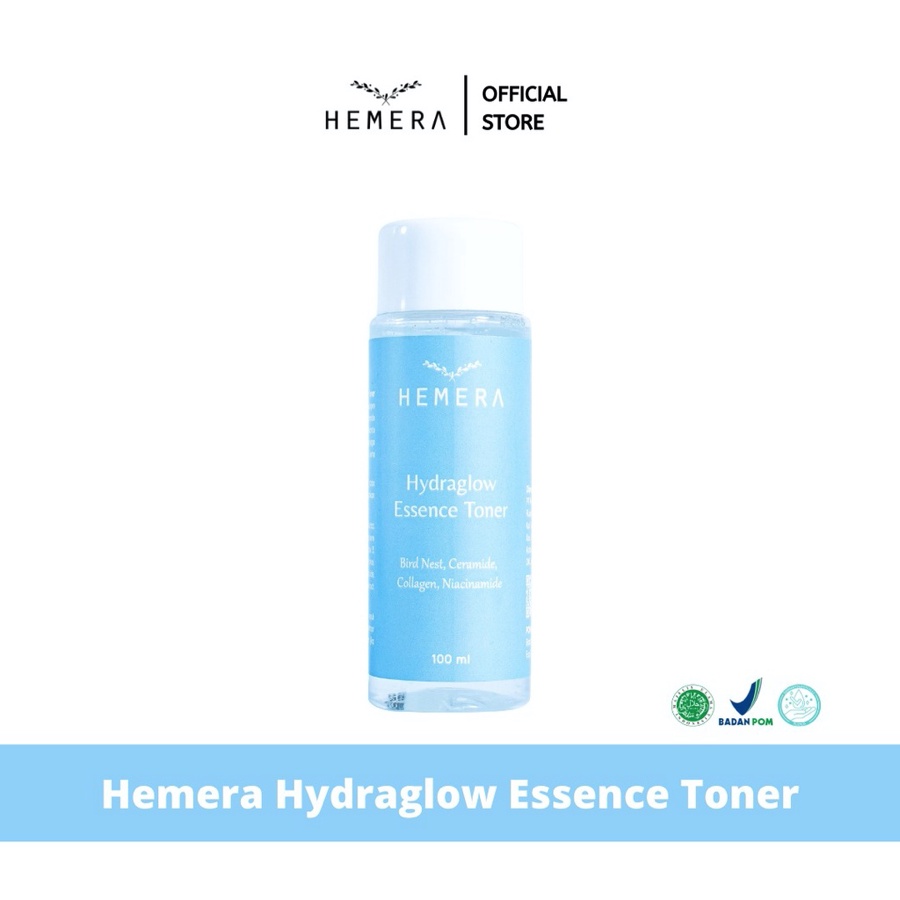 Hemera Hydraglow Hydra Glow SKIN BARRIER REPAIR BIRU Essence Toner  Hemera Skincare Cream Animate Skincare Barrier Acne Glowing OFFICIAL