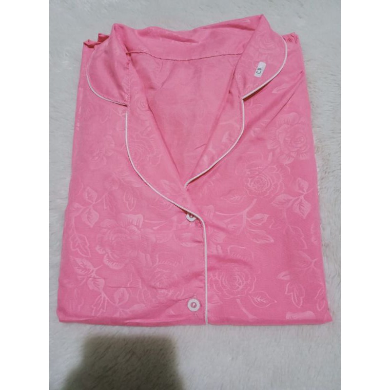 LoverFashion Cp piyama embos-Baby pink