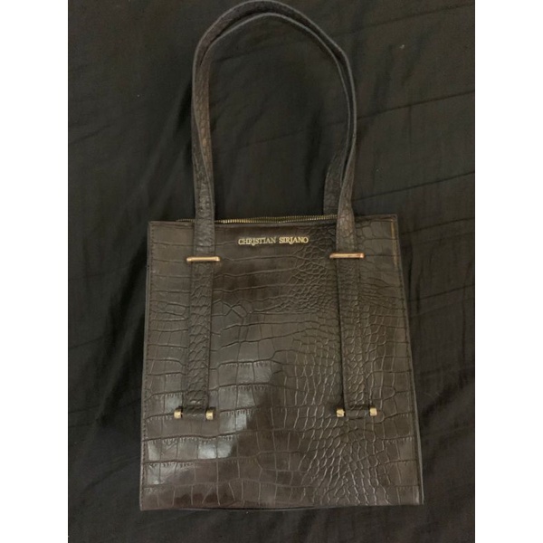 Christian Siriano Tote Bag Croco