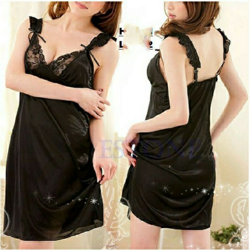 lingerie seksi import hitam