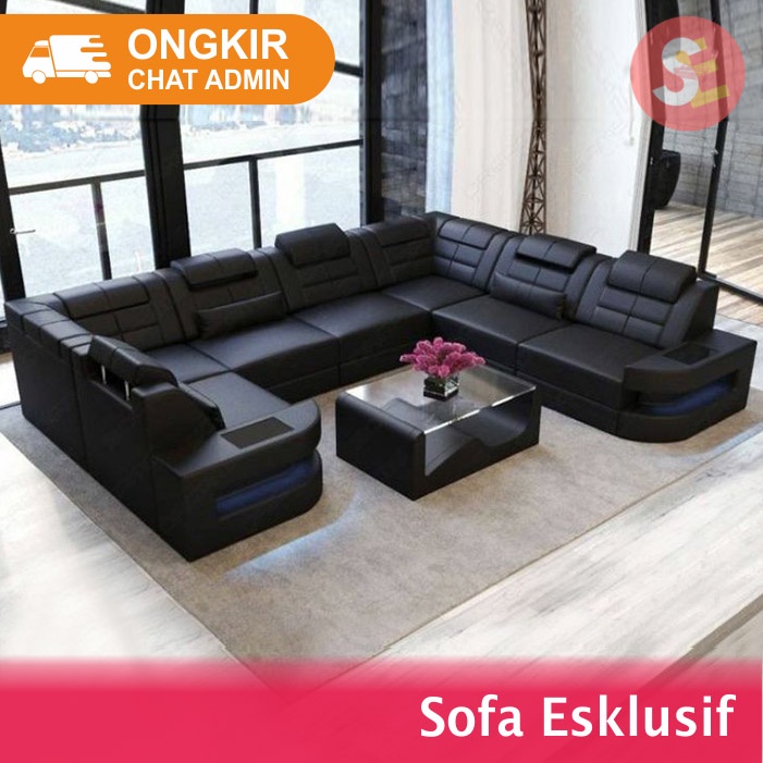 SOFA PREMIUM | SOFA U MINIMALIS | SOFA U RUANG TAMU JUMBO | SOFA ELEGANT