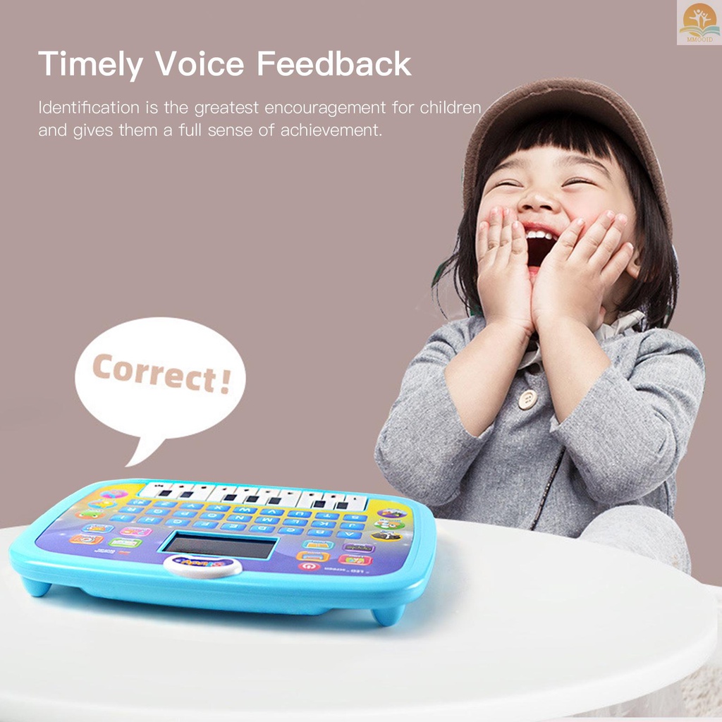 (MMOI) Mainan Edukasi Tablet Layar LED 8 Mode Untuk Anak 3-6 Tahun