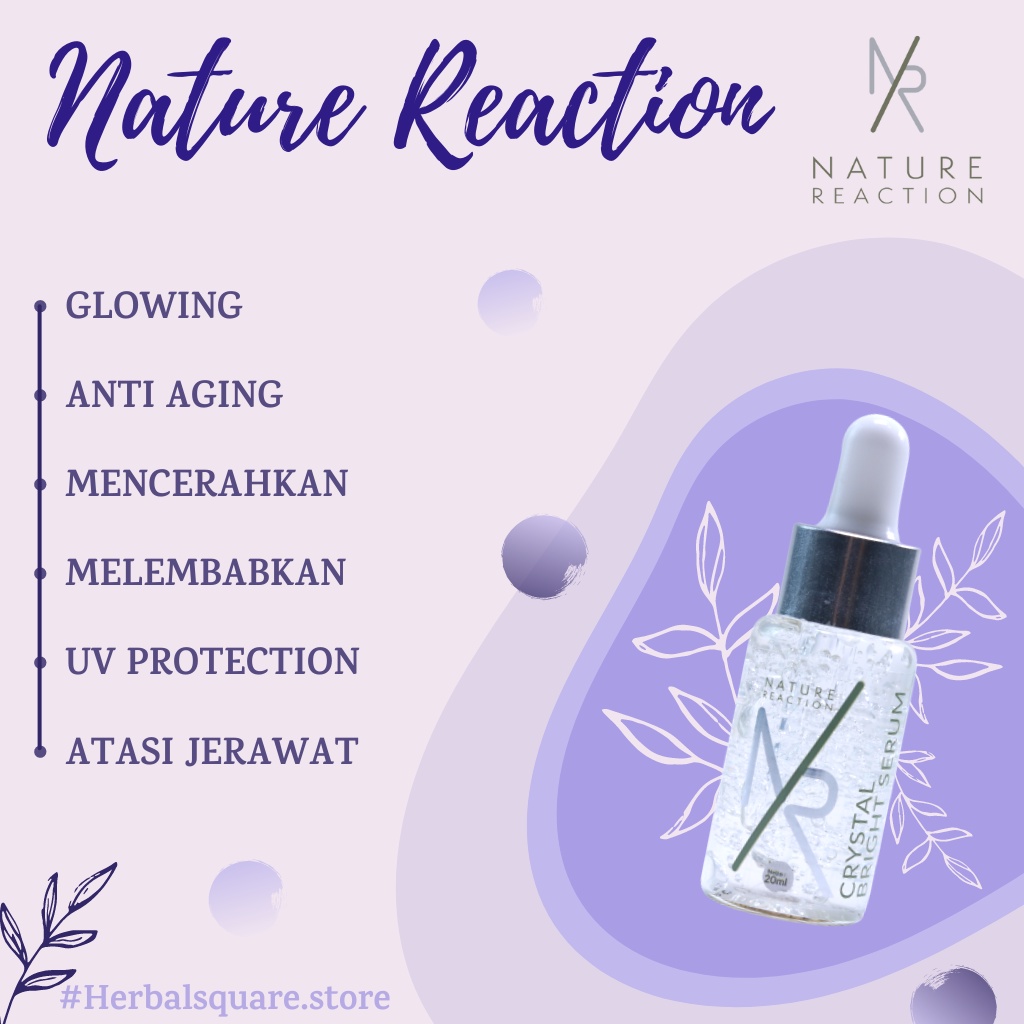 NATUR NATURE REACTION CRYSTAL BRIGHT SERUM ORI/NATURE REACTION CRYSTAL SERUM|NATURE REACTION SERUM