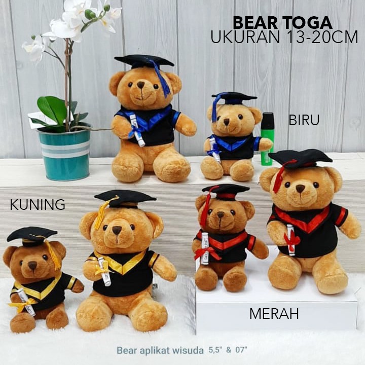 Boneka toga wisuda Teddy Bear graduation souveni