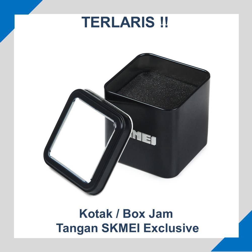 PROMO Jam tangan cowok cewek wanita skmei ori anti air model rantai arloji kerja model segi kotak
