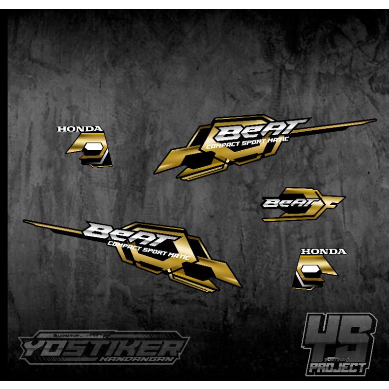 Striping Beat Karbu Variasi | Stiker Beat Karbu