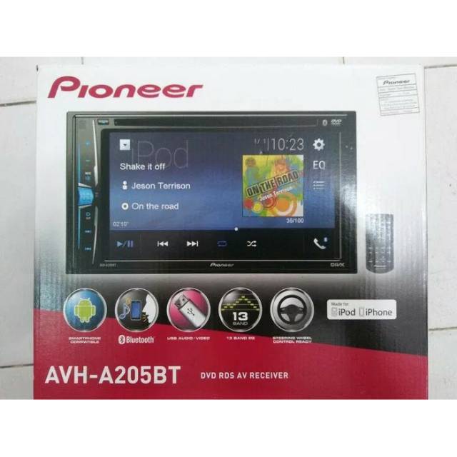 Head Unit 2 Din Pioneer AVH-A205BT