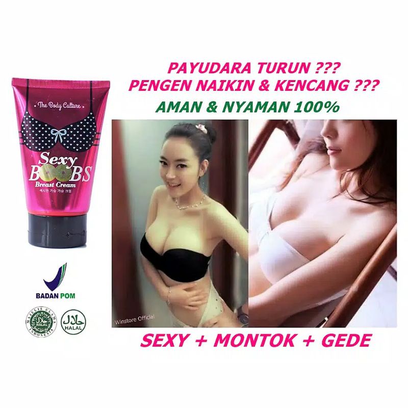 Sexy Boobs Cream Pembesar Susu Payudara Bpom Pengencang Payudara Terbaik Berkualitas COD / Cream Pembesar Payudara / Krim Pengencang Payudara