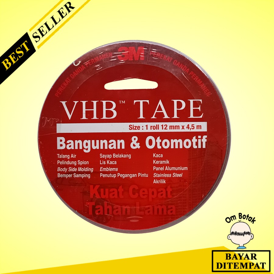 

3M VHB Double Tape Automotive size 12mm x 4.5m