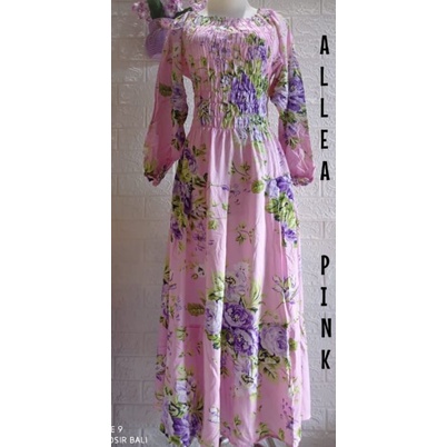 Dress ABG Murah /Dress Kerut Lily Panjang Rayon