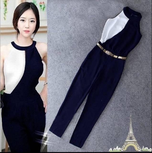 JC LQ JS PARIS / Jumpsuit wanita Keren terbaru (ada 2 warna)