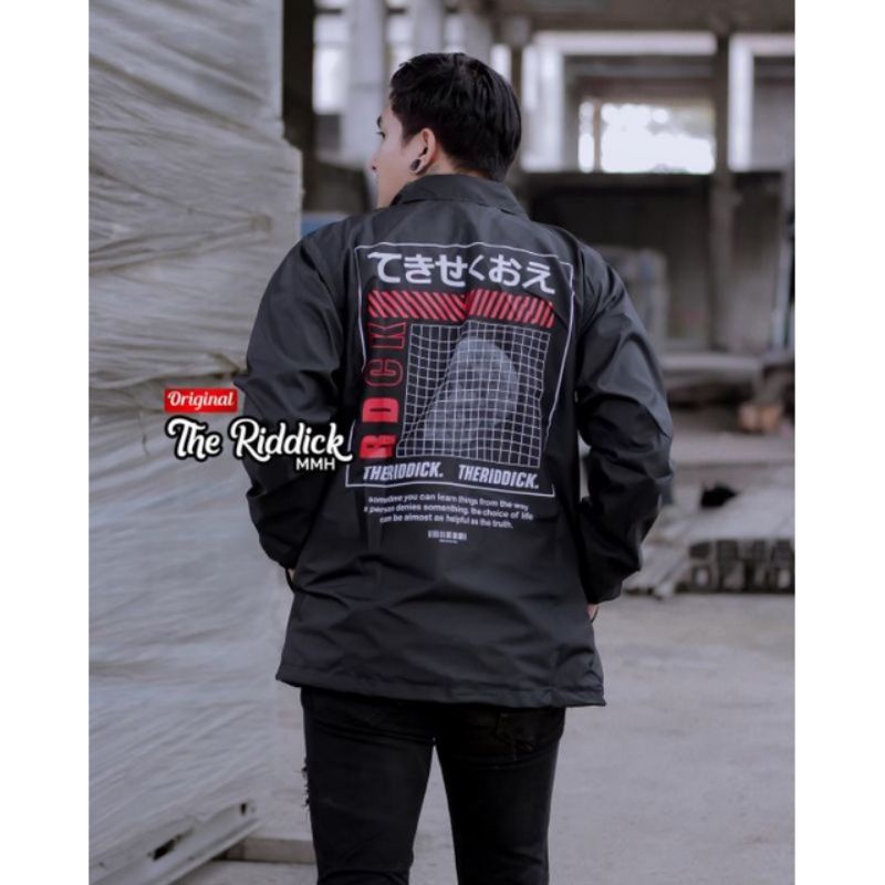 Jaket Coach THE RIDDICK™ Original Apparel Japanese Series Pria Dewasa Korean Style | Jaket Cowo Keren |