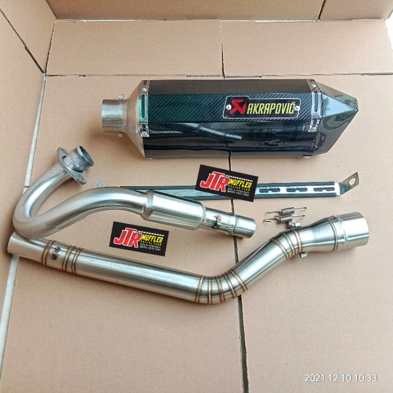 knalpot racing AKRAPOVIC carbon pnp WR 155 WR155