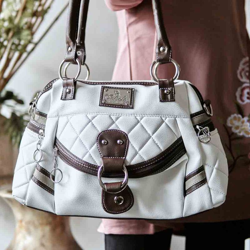 4 Warna - Handbag Wanita Terbaru | Tas Selempang Hand Bag | Desain Klasik Cantik Eelegan Kakinian