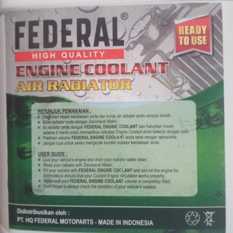 Air radiator federal 1ltr