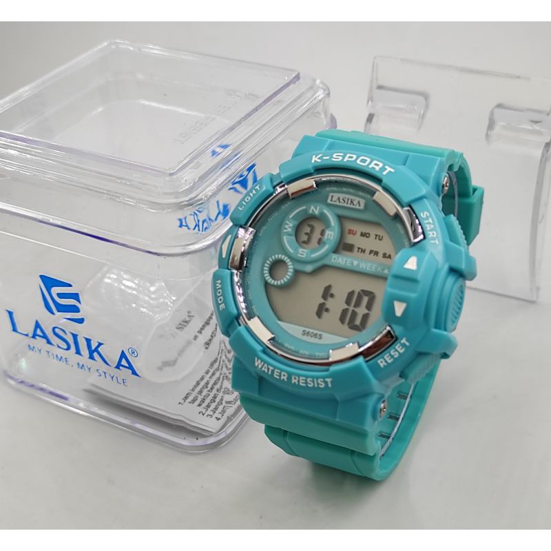 JAM TANGAN WANITA CEWEK SPORTY LASIKA 606S ORIGINAL WATER RESIST