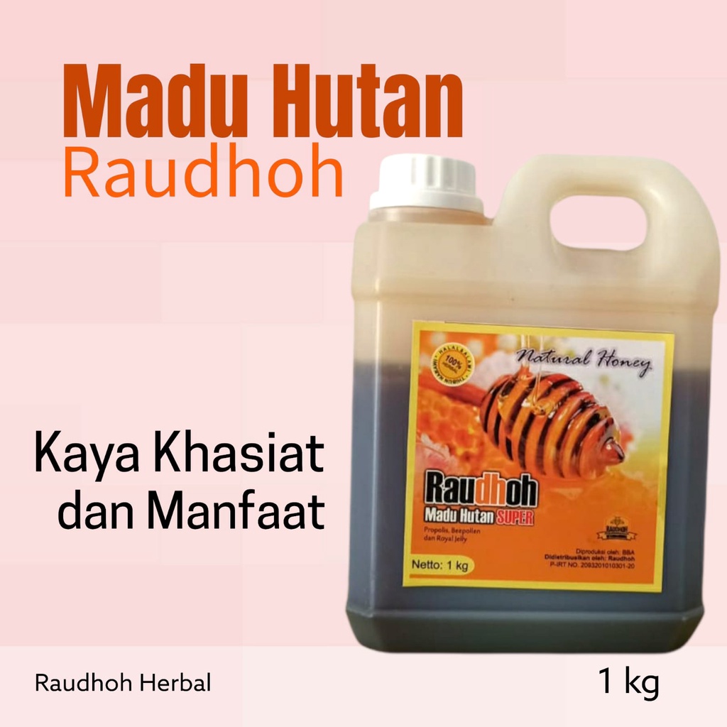 

Madu Hutan Super Raudhoh 1Kg Murni Natural Asli Raw Mentah Original Premium