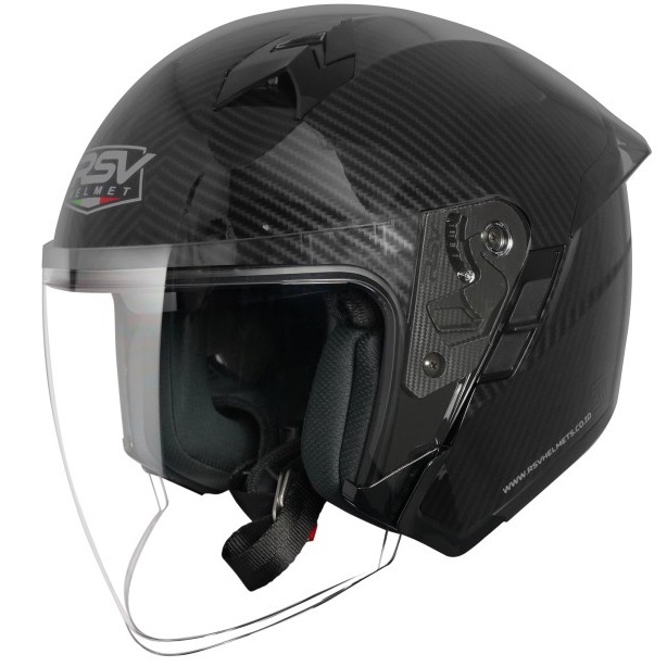 RSV SV300 CARBON GLOSS DOUBLE VISOR | HELM HALF FACE | ORIGINAL RSV