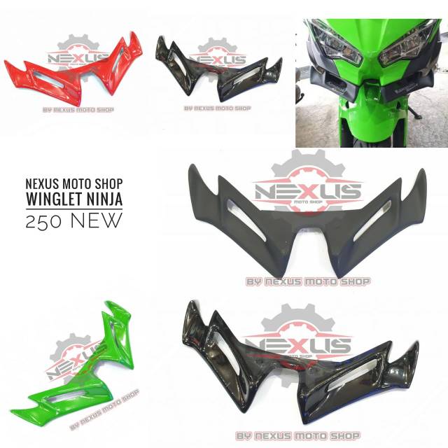 winglet ninja 250 new Winglet kawasaki new NINJA 250 FI 2018
