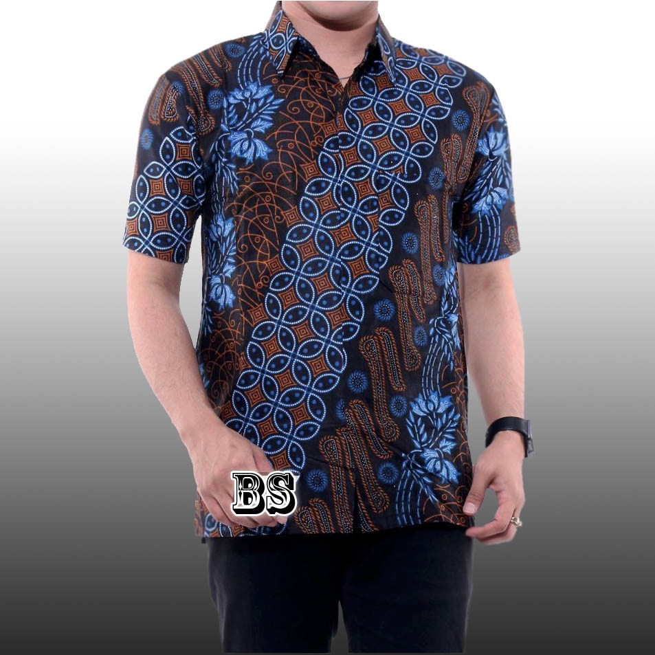 kemeja batik pria lengan pendek - batik pekalongan - bima sakti - hem batik pria - baju batik pria lengan pendek - hem batik pria lengan pendek - kemeja batik destro - batik pekalongan - hem batik murah - kemeja batik pria terbaru - kemeja pria