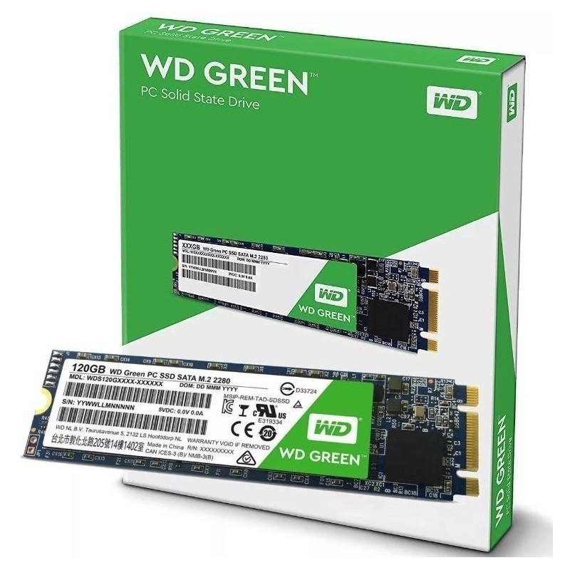 SSD WD GREEN M2 120GB RESMI WESTERN DIGITAL