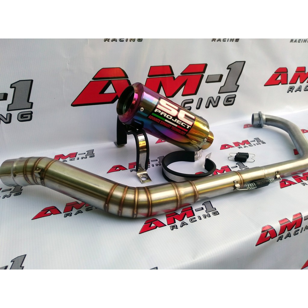KNALPOT RACING SC PROJECT PELANGI NEW CB 150 R CB150R CB150 SE OLD