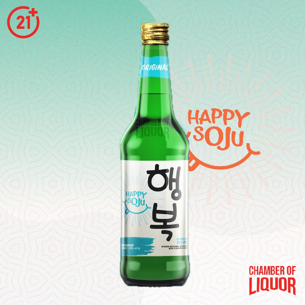 Jual Happy Soju Original 360ml Shopee Indonesia