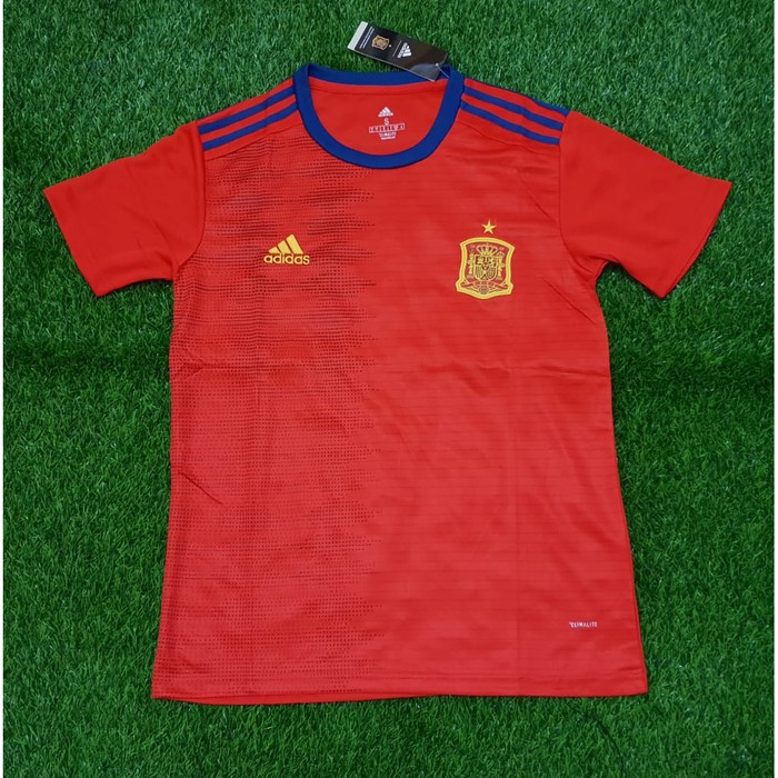 JERSEY SPANYOL HOME 2019 2020 MERAH OFFICIAL BOLA GRADE ORI KUALITAS JAMINAN