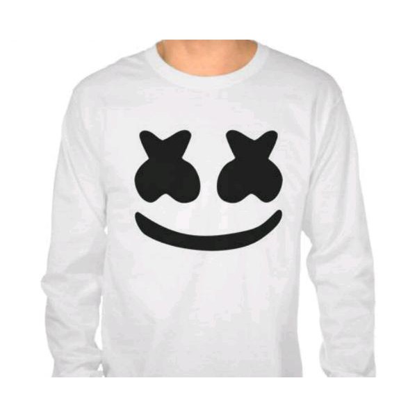 tshirt lengan panjang marshmello /kaos marshmello