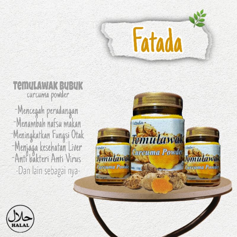 

Bubuk temulawak murni tanpa campuran