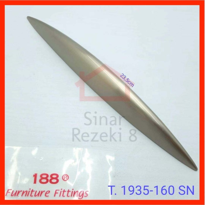 Handle Tarikan Laci Pintu Lemari Minimalis Dapur Knob Aluminium 1935