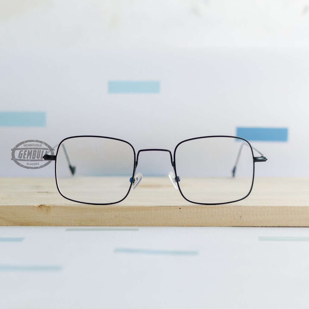 FRAME KACAMATA KOTAK BESI RINGAN - WIDURO 03