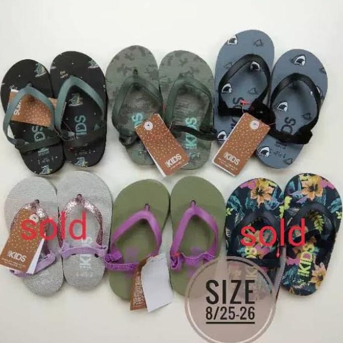 Sepatu Anak Perempuan -Saleo8S4- Cotton On Flip Sendal Jepit Anak