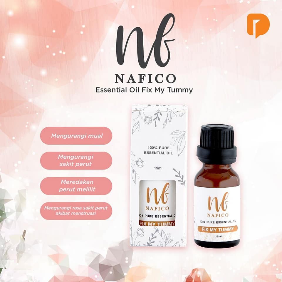 Nafico Essential Oil Fix My Tummy | Essential Oil For Digestive | Essential Oil Pencernaan | pure