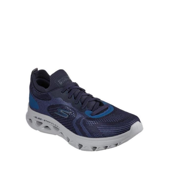 SKECHERS GO RUN GLIDE-STEP FLEX MEN'S RUNNING SHOES - NAVY DXHD545646