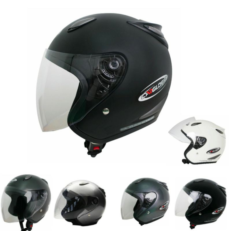 Helm Cargloss Hitam doff CN ORIGINAL CARGLOSS