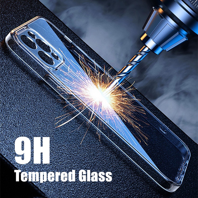 Casing Tempered Glass phone case for iPhone 11 Pro MAX 12 13 Pro MAX 13 mini Transparan shockproof