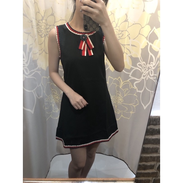 dress mini wanita korea import