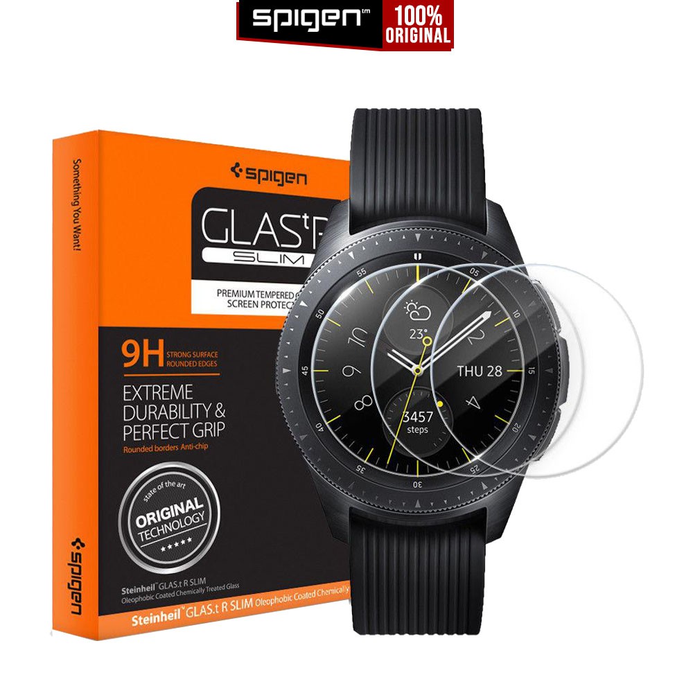 

Tempered Glass Galaxy Watch 42mm Spigen Glas.tR Screen Guard (3Pack)