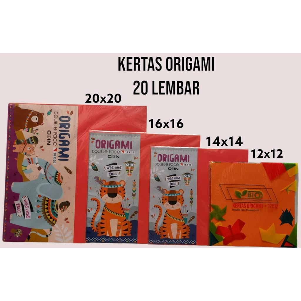 

Kertas Lipat Origami Double Face 4 Variasi