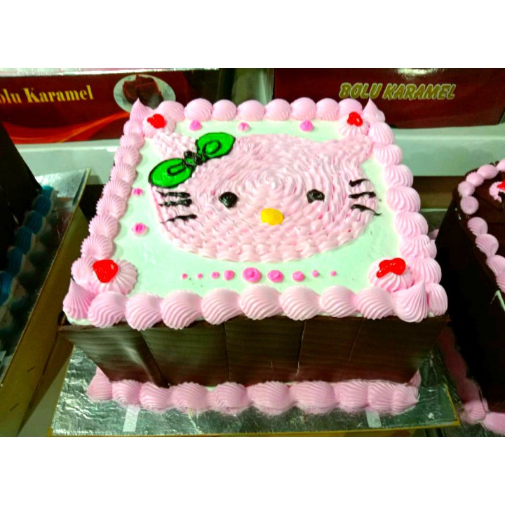 

KUE ULANG TAHUN HELLO KITTY SIZE - 20x20