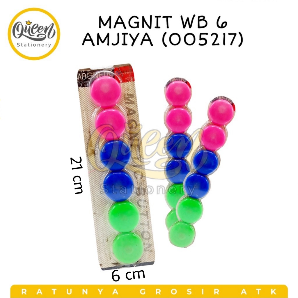 

1 SET (6 PCS) MAGNIT WB 6 AMJIYA (005217)