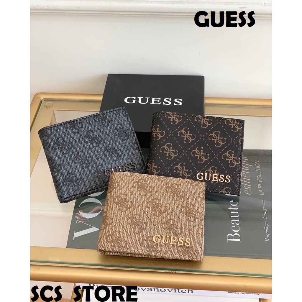 MAN WALLET GUESS / DOMPET LIPAT BRANDED IMPORT TERMURAH (ORIGINAL)