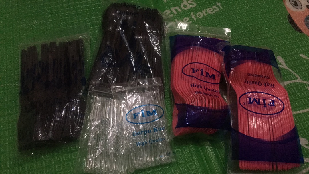(isi 25pcs) Sendok Garpu 2in1 Hitam/sendok Makan Garpu Makan/sendok Plastik